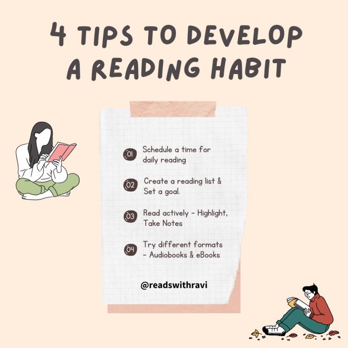 Habit reading habits develop days life steps good success build bx zone carried role stick complete come into if will